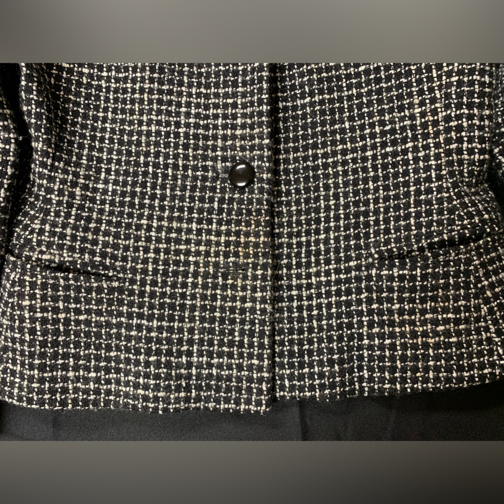 Fleet Street Women’s Jacket. Size:10. Black/White. - Picture 6 of 16